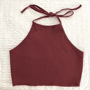 Red Halter Crop Top 5/30